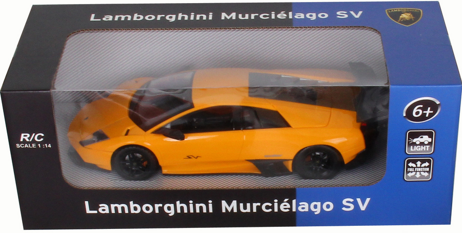Радиоуправляем Модел 1:14 – R/C Lamborghini Murciélago SV LP670 с Отварящи Врати, 45×19.5×17 см